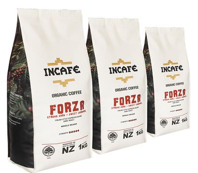 SAVER!!!         FORZA 3 x 1kg Beans.      You save on coffee - we save on freight.