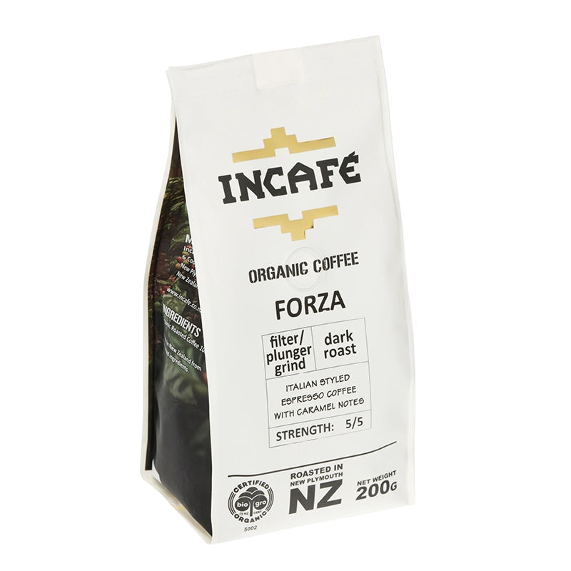 Forza Coffee Filter Grind Organic 200g New Zealand
