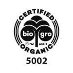 BioGro Certified Organic