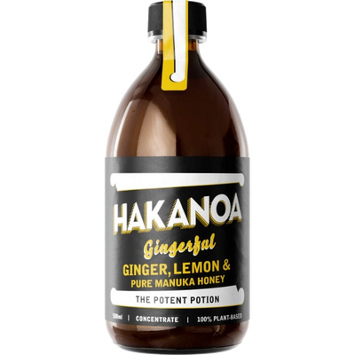 Hakanoa Ginger, Lemon & Pure Mānuka Honey — 500ml (Gingerful)