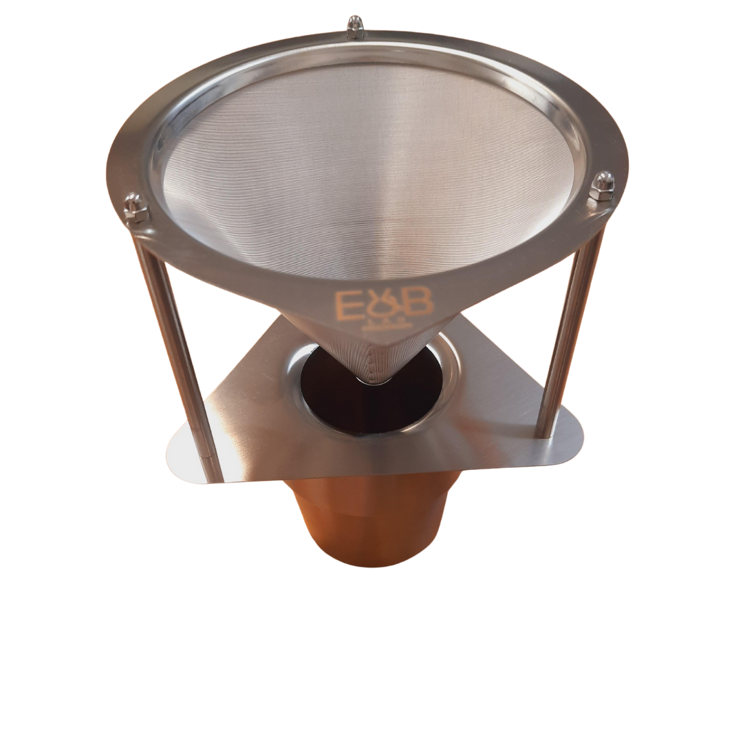 Coffee Dripper Stainless Steel 1-4 Cup - E&B Lab