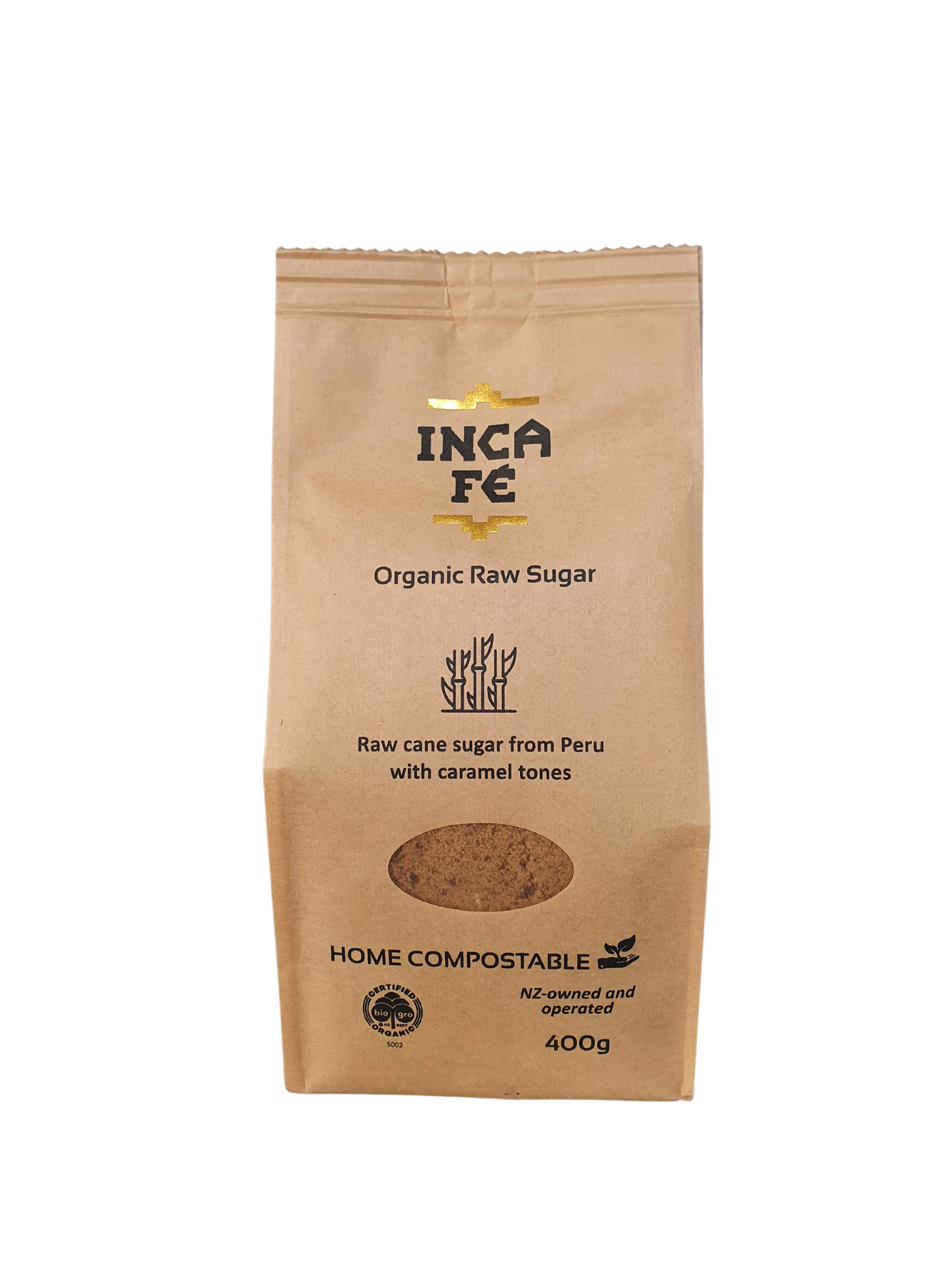 Organic Raw Cane Sugar 400g