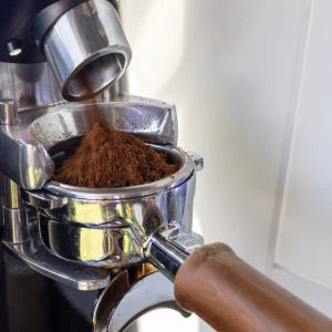 Grinding coffee beans