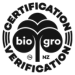 Certified BioGro Organic