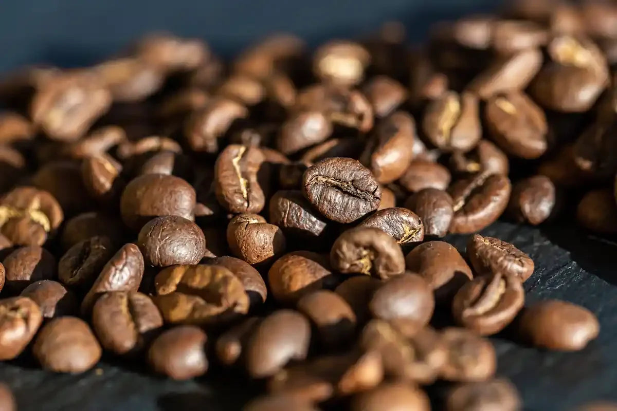 Freshly roasted organic coffee beans — the finishing touch in Taranaki